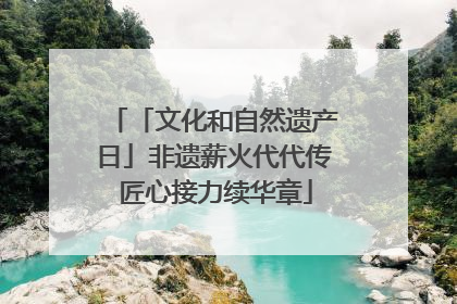 「文化和自然遗产日」非遗薪火代代传 匠心接力续华章