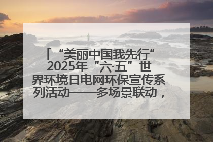 “美丽中国我先行” 2025年“六·五”世界环境日电网环保宣传系列活动——多场景联动，共筑生态发展新图景