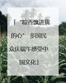 “粽香飘进我的心” 多国民众庆端午感受中国文化
