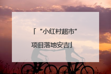 “小红村超市”项目落地安吉