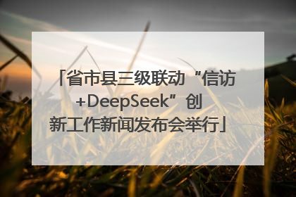 省市县三级联动“信访+DeepSeek”创新工作新闻发布会举行