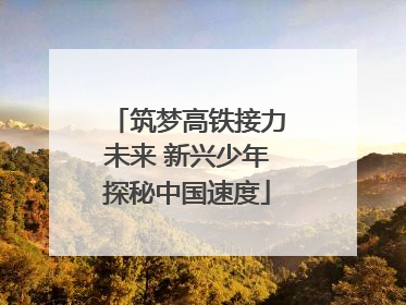 筑梦高铁接力未来 新兴少年探秘中国速度
