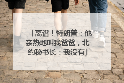 离谱！特朗普：他亲热地叫我爸爸，北约秘书长：我没有