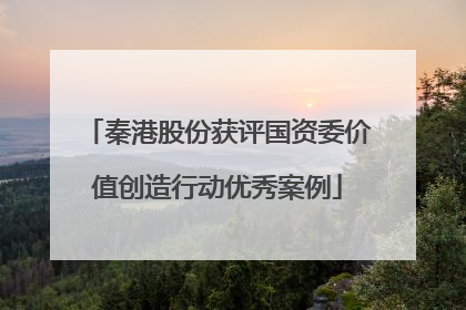 秦港股份获评国资委价值创造行动优秀案例