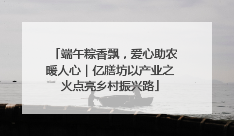 端午粽香飘，爱心助农暖人心｜亿膳坊以产业之火点亮乡村振兴路