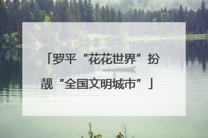 罗平“花花世界”扮靓“全国文明城市”