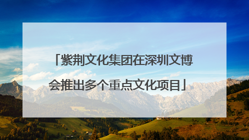 紫荆文化集团在深圳文博会推出多个重点文化项目