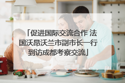 促进国际交流合作 法国沃昂沃兰市副市长一行到访成都考察交流