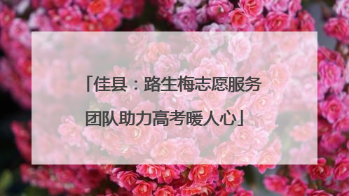 佳县：路生梅志愿服务团队助力高考暖人心
