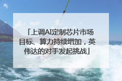 上调AI定制芯片市场目标、算力持续增加，英伟达的对手发起挑战