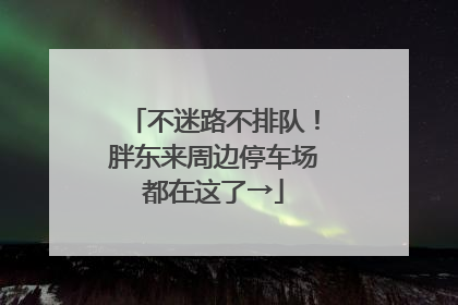 不迷路不排队！胖东来周边停车场都在这了→