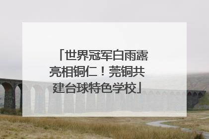 世界冠军白雨露亮相铜仁！莞铜共建台球特色学校