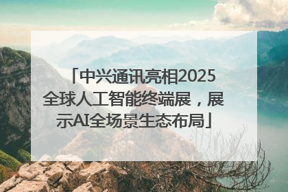 中兴通讯亮相2025全球人工智能终端展，展示AI全场景生态布局
