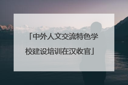 中外人文交流特色学校建设培训在汉收官