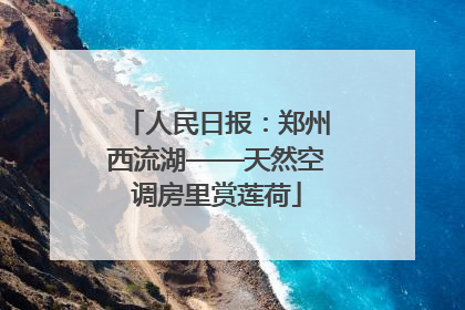 人民日报：郑州西流湖——天然空调房里赏莲荷