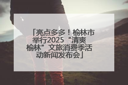 亮点多多！榆林市举行2025“清爽榆林”文旅消费季活动新闻发布会
