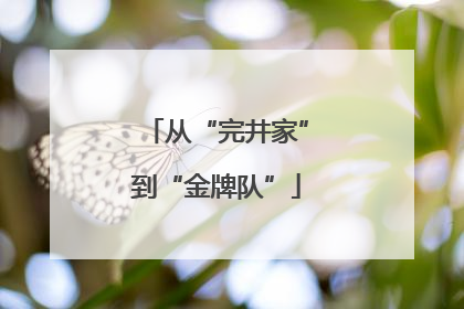 从“完井家”到“金牌队”