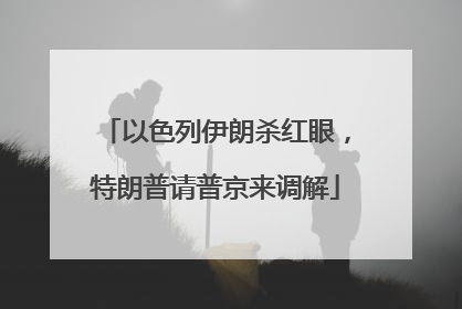 以色列伊朗杀红眼，特朗普请普京来调解