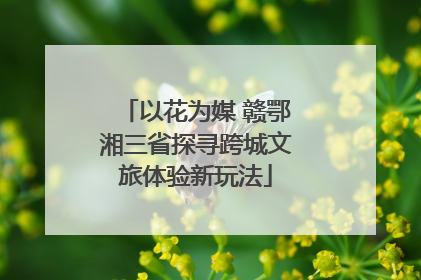 以花为媒 赣鄂湘三省探寻跨城文旅体验新玩法