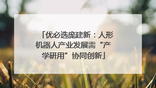 优必选庞建新：人形机器人产业发展需“产学研用”协同创新