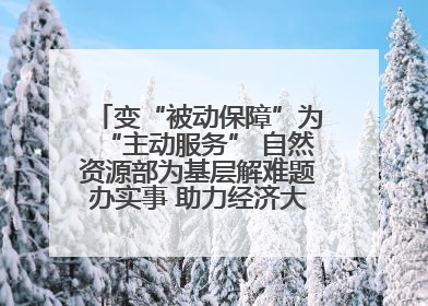 变“被动保障”为“主动服务” 自然资源部为基层解难题办实事 助力经济大省挑大梁