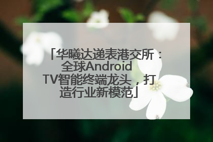 华曦达递表港交所：全球Android TV智能终端龙头，打造行业新模范