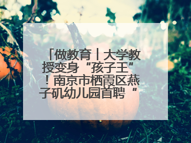 做教育︱大学教授变身“孩子王”！南京市栖霞区燕子矶幼儿园首聘“科学副园长”点燃萌娃科学梦