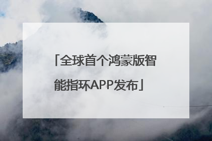 全球首个鸿蒙版智能指环APP发布