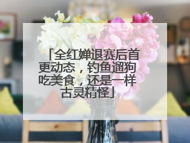 全红婵退赛后首更动态，钓鱼遛狗吃美食，还是一样古灵精怪