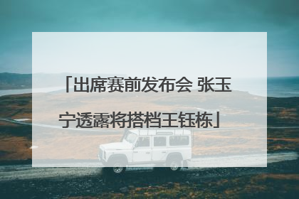 出席赛前发布会 张玉宁透露将搭档王钰栋