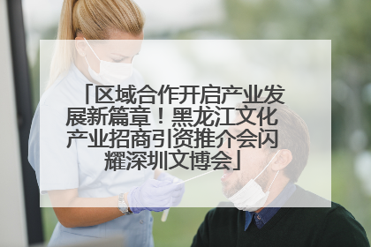 区域合作开启产业发展新篇章！黑龙江文化产业招商引资推介会闪耀深圳文博会