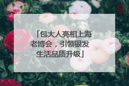 包大人亮相上海老博会，引领银发生活品质升级