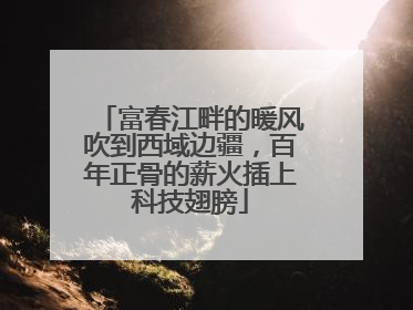 富春江畔的暖风吹到西域边疆，百年正骨的薪火插上科技翅膀