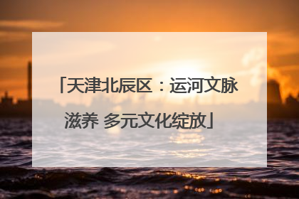 天津北辰区：运河文脉滋养 多元文化绽放
