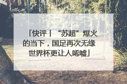 快评丨“苏超”爆火的当下，国足再次无缘世界杯更让人唏嘘