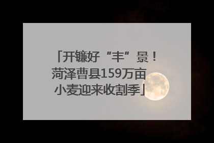开镰好“丰”景！菏泽曹县159万亩小麦迎来收割季