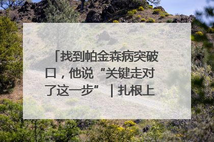 找到帕金森病突破口，他说“关键走对了这一步”｜扎根上海，从0到1