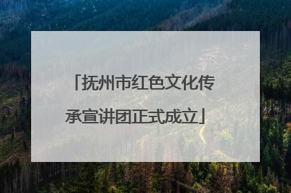 抚州市红色文化传承宣讲团正式成立