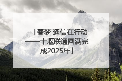 春梦 通信在行动——十堰联通圆满完成2025年