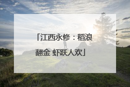 江西永修：稻浪翻金 虾跃人欢