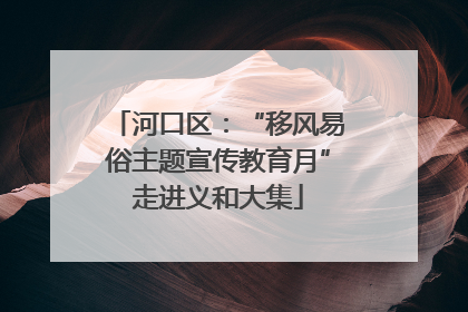 河口区：“移风易俗主题宣传教育月”走进义和大集