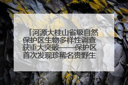 河源大桂山省级自然保护区生物多样性调查获重大突破——保护区首次发现珍稀名贵野生干巴菌与钝尾两头蛇