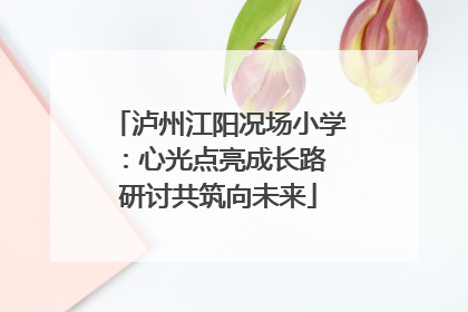 泸州江阳况场小学：心光点亮成长路 研讨共筑向未来