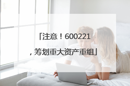 注意！600221，筹划重大资产重组