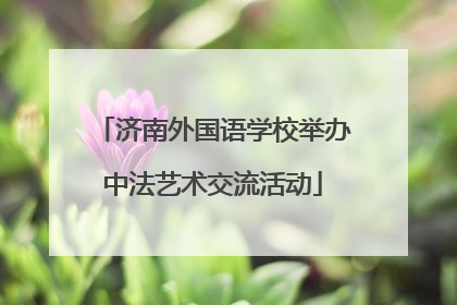 济南外国语学校举办中法艺术交流活动