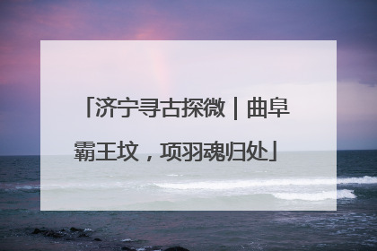 济宁寻古探微｜曲阜霸王坟，项羽魂归处