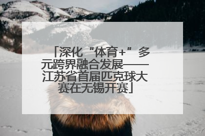 深化“体育+”多元跨界融合发展——江苏省首届匹克球大赛在无锡开赛