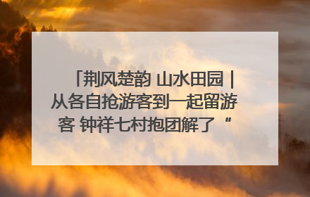 荆风楚韵 山水田园｜从各自抢游客到一起留游客 钟祥七村抱团解了“乡愁”添了“乡酬”
