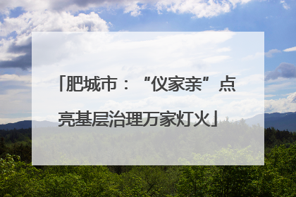 肥城市：“仪家亲”点亮基层治理万家灯火