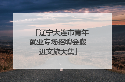 辽宁大连市青年就业专场招聘会搬进文旅大集